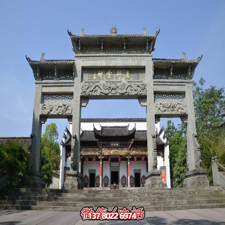 傳承中式文化，體驗大型石雕牌坊與雕塑的魅力