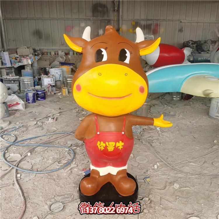 多彩玻璃鋼雕塑，精美卡通公仔，裝點你的店鋪