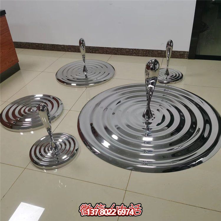 不銹鋼景觀雕塑為您的廣場、園林增添美麗的景觀