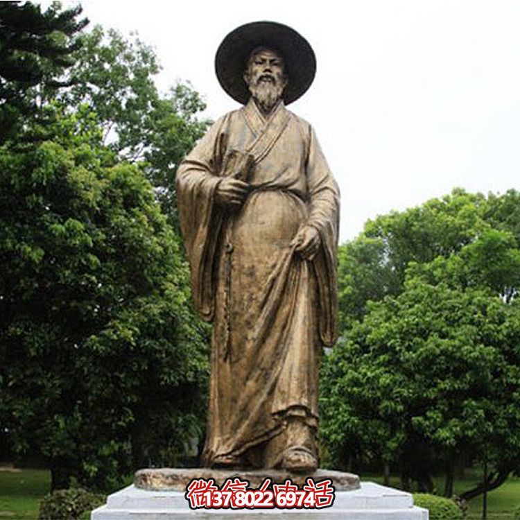 蘇軾銅雕像，贈送中國歷史文化之精髓