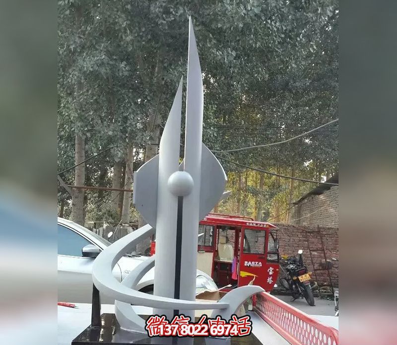 公園創(chuàng)意玻璃鋼火箭雕塑 公園創(chuàng)意玻璃鋼火箭雕塑