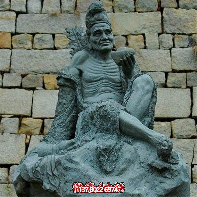 景區濟公石雕雕塑，帶你感受大自然的魅力