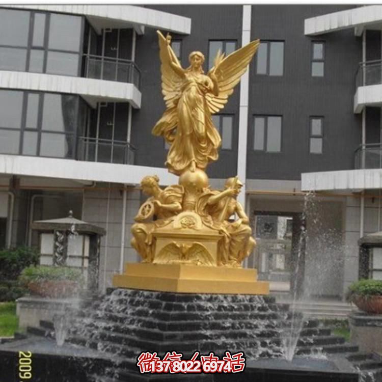 大型戶外噴泉擺件，打造美麗綠意水景景觀