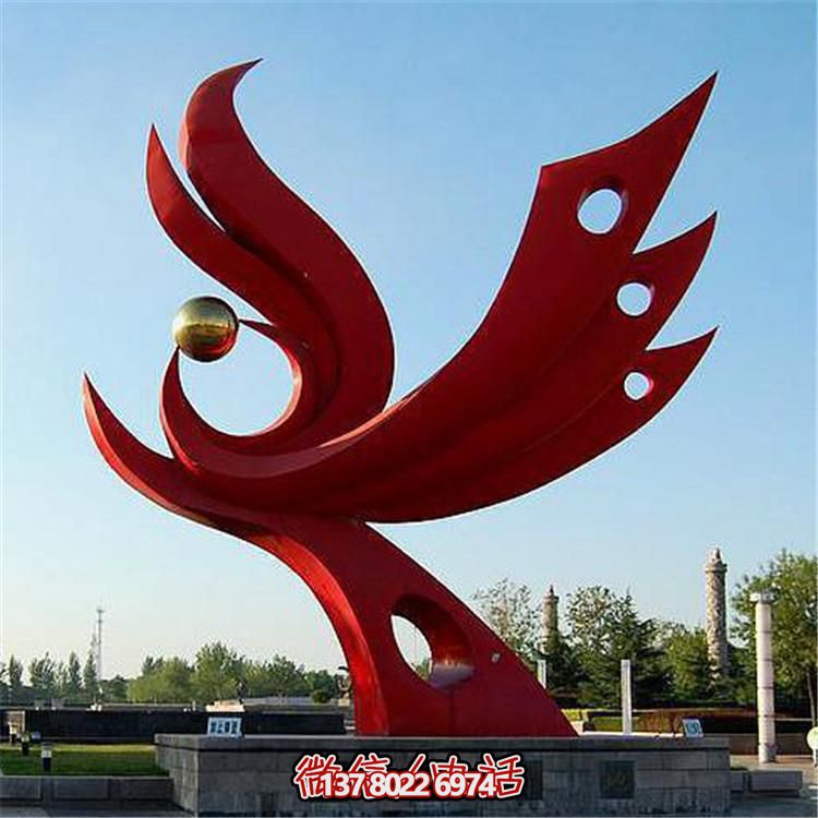 不銹鋼抽象景觀擺件，提升戶外廣場裝飾氣質