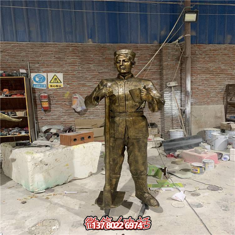 藝術(shù)玻璃鋼人物雕塑，點綴園林景觀