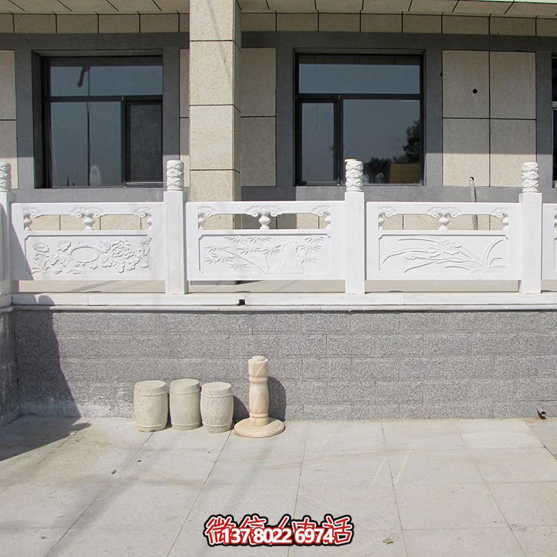 古典庭院大理石臺階雕刻護欄桿 古典庭院大理石臺階雕刻護欄桿