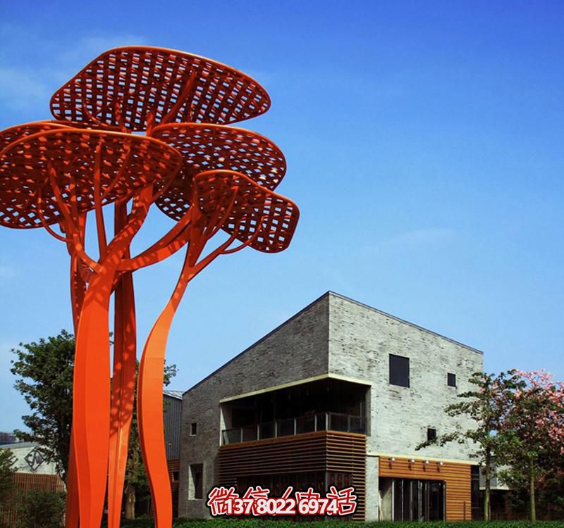 別墅園林?jǐn)[放不銹鋼創(chuàng)意鏤空樹雕塑 別墅園林?jǐn)[放不銹鋼創(chuàng)意鏤空樹雕塑