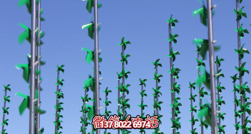 游樂園主題公園彩繪風車樹林不銹鋼風車雕塑 游樂園主題公園彩繪風車樹林不銹鋼風車雕塑