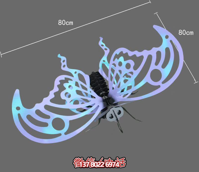 廣場玻璃鋼創意蝴蝶雕塑 廣場玻璃鋼創意蝴蝶雕塑