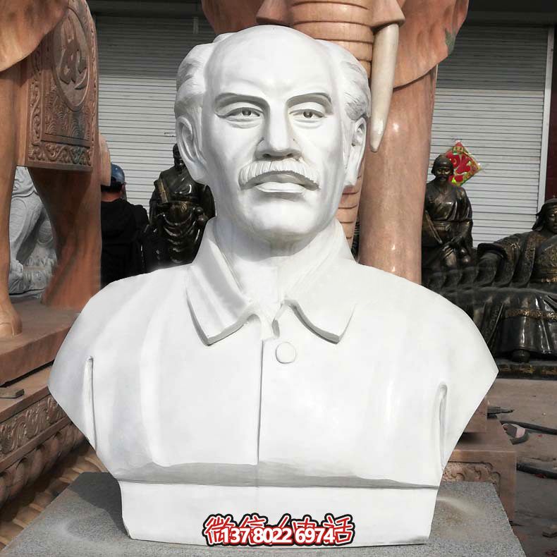 漢白玉胸像校園世界名人著名醫(yī)生白求恩雕塑 漢白玉胸像校園世界名人著名醫(yī)生白求恩雕塑