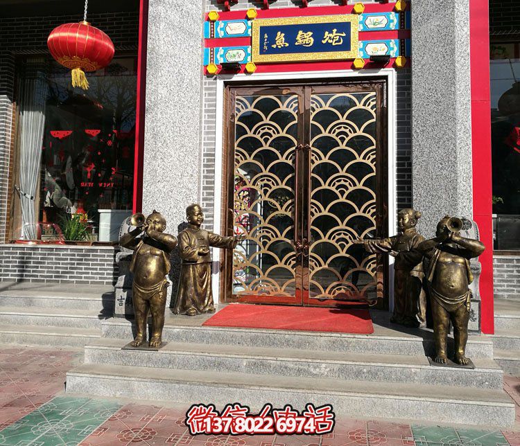 吹嗩吶酒店婚慶門(mén)口景觀銅雕擺件吹奏雕塑 吹嗩吶酒店婚慶門(mén)口景觀銅雕擺件吹奏雕塑