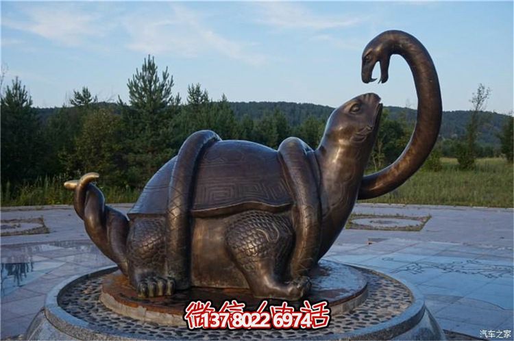 公園里擺放的抬頭的辦理變更創(chuàng)意玄武雕塑 公園里擺放的抬頭的辦理變更創(chuàng)意玄武雕塑